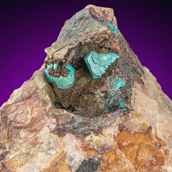 Chalcophyllite-Wheal Gorland | St. Day | Cornwall | England